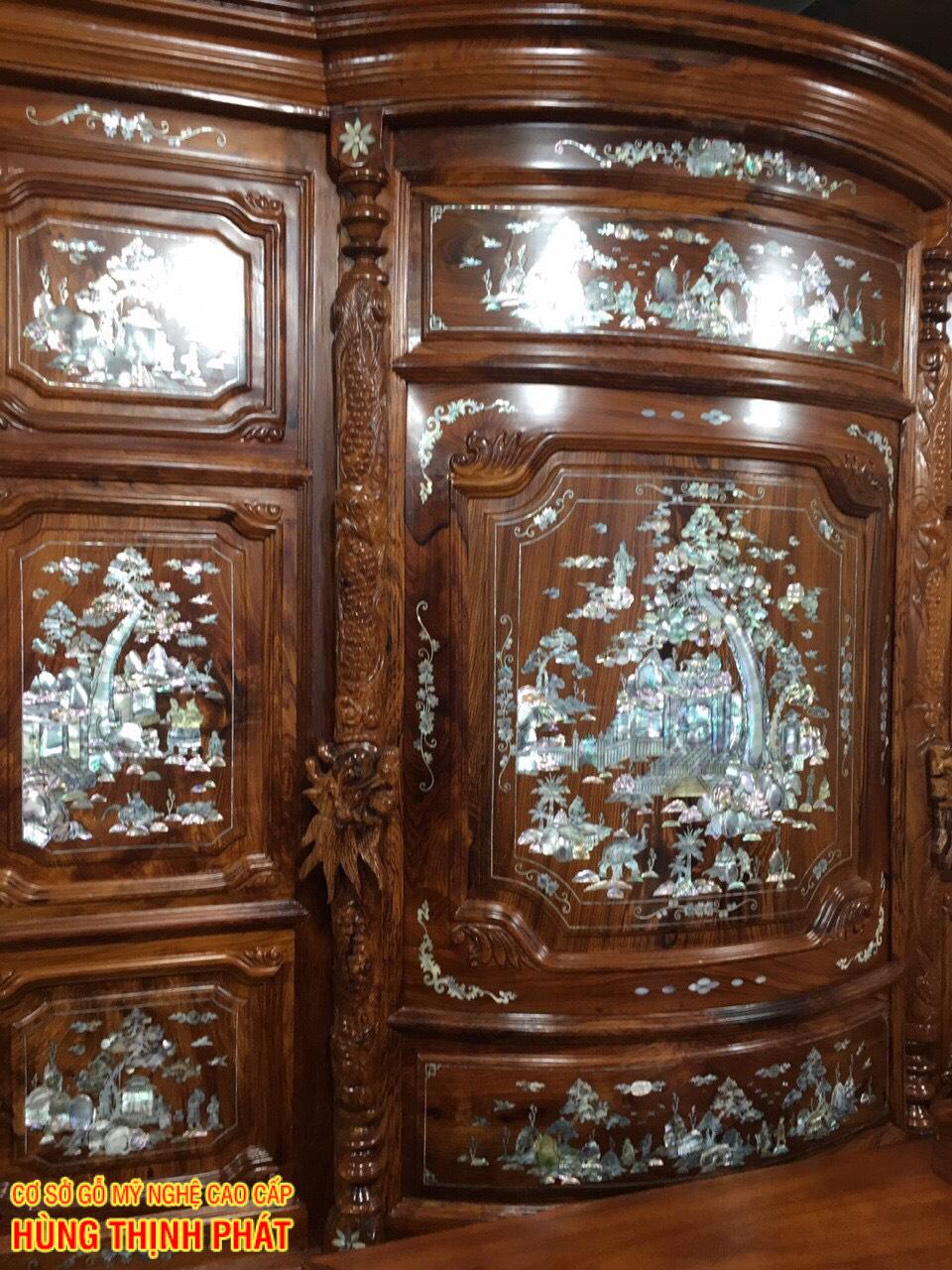 tủ thờ gỗ cẩm lai
